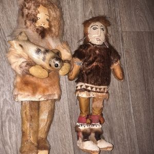 Vintage inuit dolls